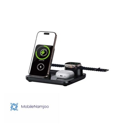 شارژر وایرلس ۳ در ۱ گرین لاین مدل Green Lion 3 in 1 Multifunctional Wireless Charger