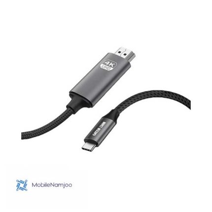 کابل تبدیل Type-C به HDMI گرین لاین مدل Green Lion 4K USB-C to HDMI Cable (2m)
