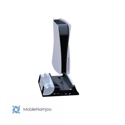 پایه خنک‌کننده و شارژر پلی استیشن ۵ گرین لاین Green Lion PS5 Cooling Stand Charging Station