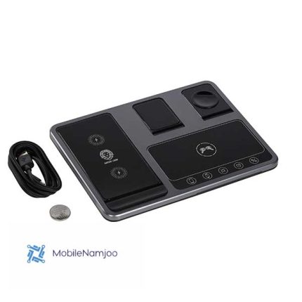 شارژر وایرلس ۴ در ۱ گرین لاین مدل Green Lion 4 in 1 Wireless Charging Station 15W