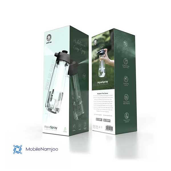 Untitled-2 بطری آب اسپری گرین لاین مدل Green Lion Aqua Spray 700 ml