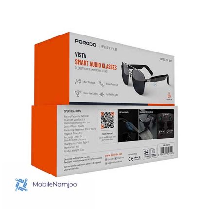 عینک هوشمند پرودو مدل Porodo Lifestyle Vista Smart Audio Glasses