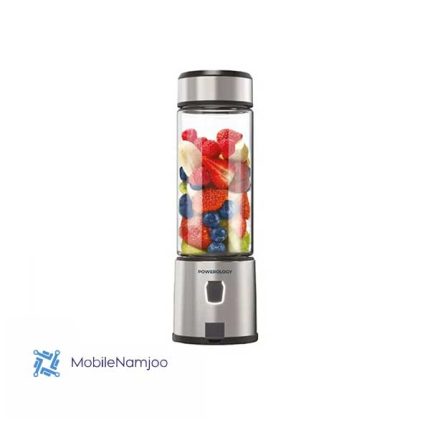 مخلوط‌کن شارژی ۶ تیغه پاورولوژی (P6BPJBK) Powerology 6 Blades Juicer and Blender